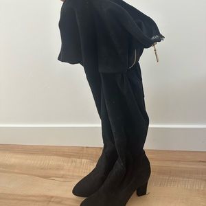 Knee high Ivanka trump heel boots